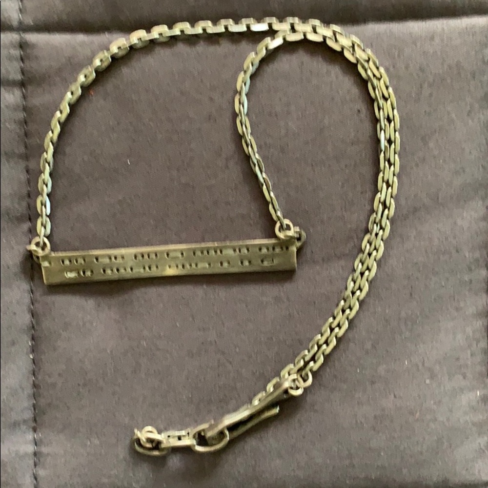 Silver necklace